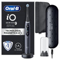 Oral-B iO 9 Spazzolino Elettrico Nero Edizione Speciale, 7 Modalità Bianchezza, Cura Gengive, 16 Zone Pulizia, 2 Spazzole Ricambio
