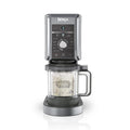Ninja CREAMi Gelatiera Deluxe con 3 Vasetti, 10 Funzioni, Produce Gelato, Sorbetti, Yogurt, Frullati, Granite e altro ancora, Formato Famiglia, Opzione 2 Gusti in 1 Vaschetta, Argento, NC501EU