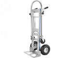 VEVOR Carrello Trasporto a Mano in Alluminio 3in1, Carrello Portapacchi con 4 Ruote con Capacità di Carico di 770 Libbre, Carrello Manuale Pieghevole Adatto sia per Uso Domestico che Industriale