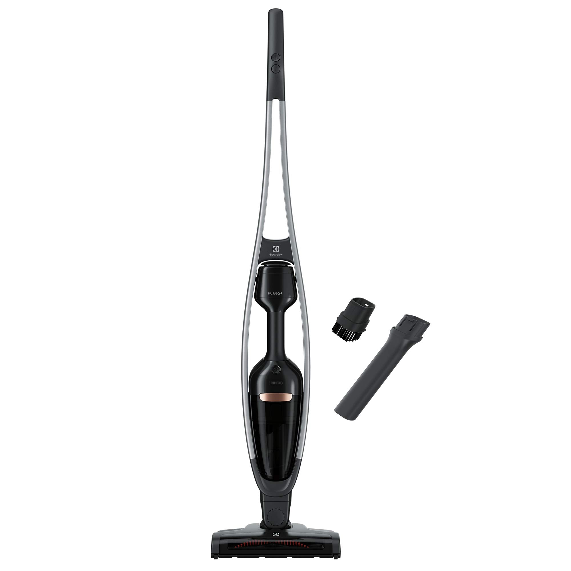 Electrolux Pure Q9 PQ91-40GG, Scopa Elettrica Senza Filo 2in1 con Batteria al Litio 21V, Grigio Antracite