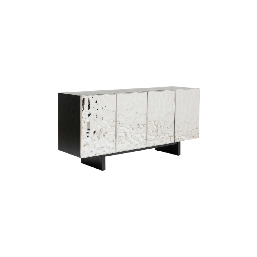 **Mobile Sideboard Moderno con Finitura Riflettente**