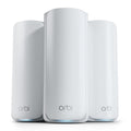NETGEAR WiFi Mesh Orbi serie 770 WiFi 7 (RBE773) router + 2 extender satellitari, funzioni di sicurezza, fino a 11 Gbps, copre fino a 540 m2, 100 dispositivi, porta Internet da 2,5 GB