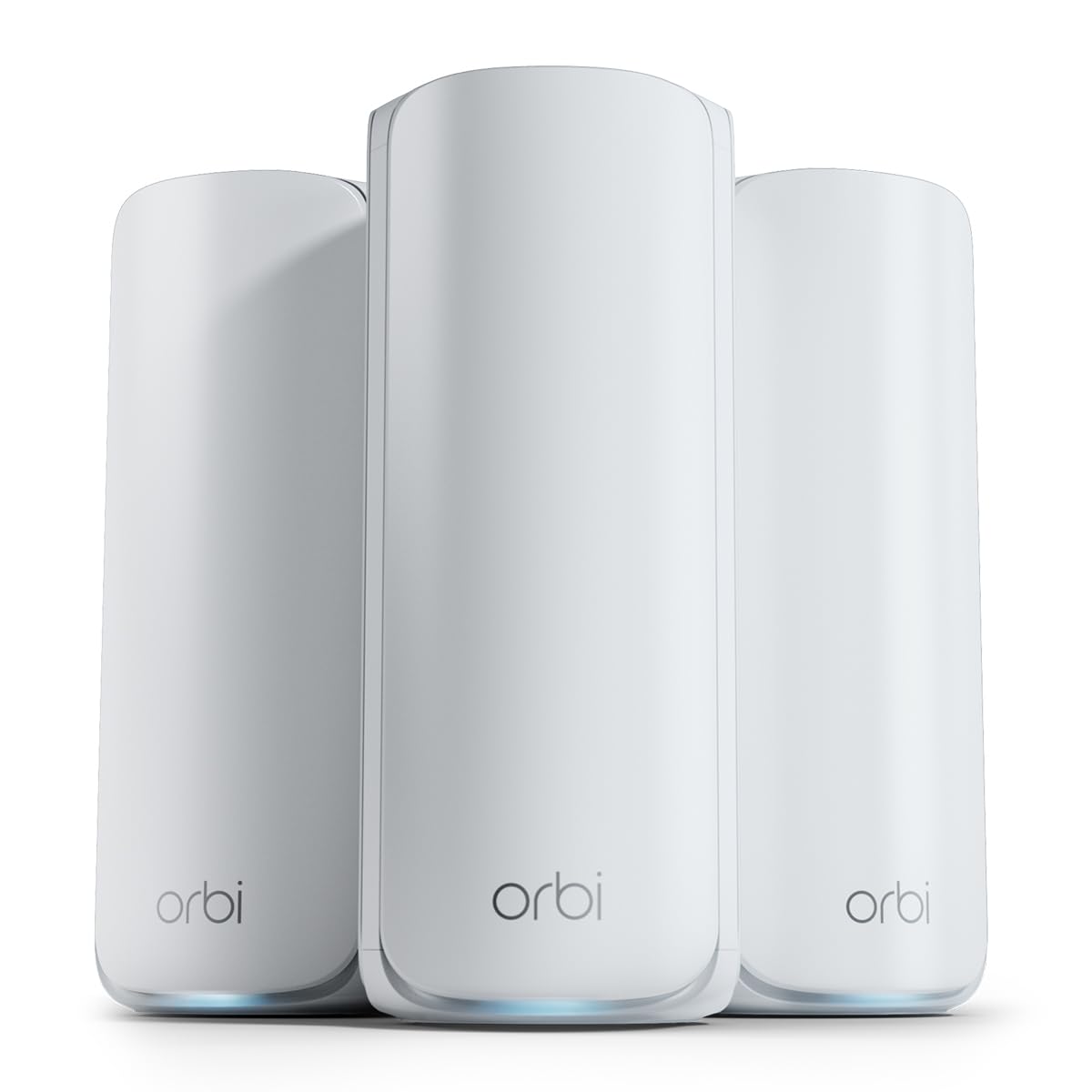 NETGEAR WiFi Mesh Orbi serie 770 WiFi 7 (RBE773) router + 2 extender satellitari, funzioni di sicurezza, fino a 11 Gbps, copre fino a 540 m2, 100 dispositivi, porta Internet da 2,5 GB