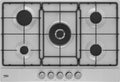 Beko HIAW75224SXE - Piano cottura a gas, 5 fuochi, inox, 75 cm