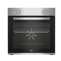 Beko BBIE12000X b100 - Forno da incasso, 66 l, capacità di cottura, forno multifunzione con 5 tipi di riscaldamento, AeroPerfect, pulizia SteamShine+, illuminazione alogena, SteamShine, acciaio