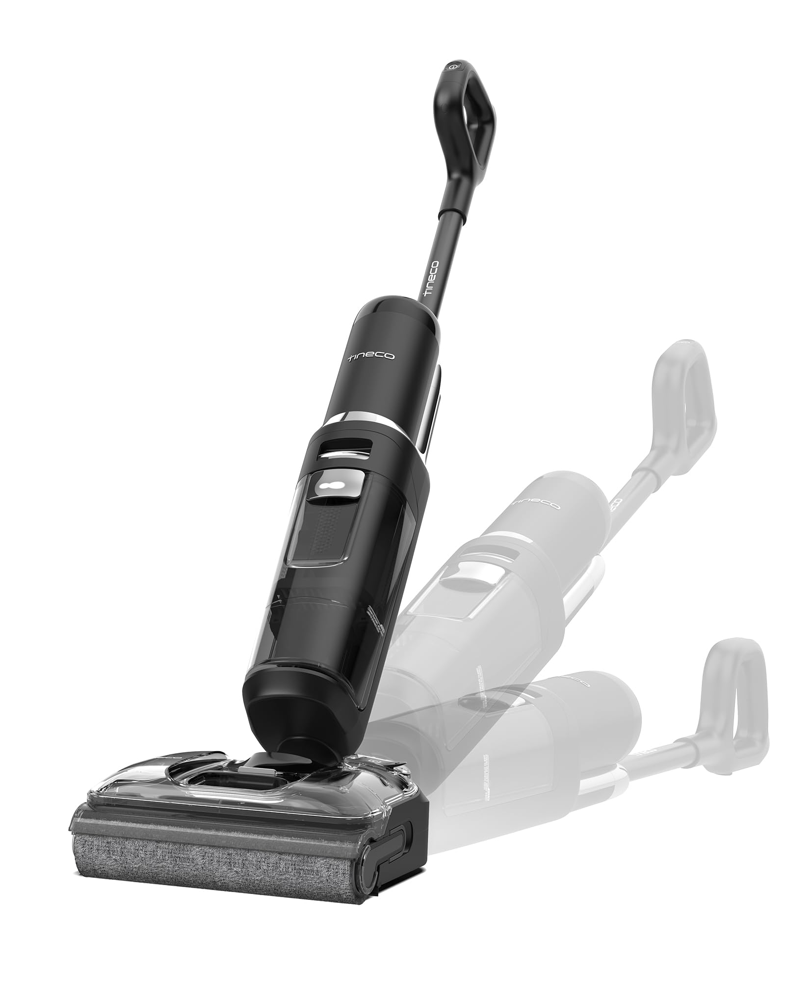Tineco Floor ONE S7 Stretch Ultra Lavapavimenti aspirapolvere senza fili, ad umido e a secco, Design reclinabile a 180°zero grovigli, 50 minuti di autonomia, auto-pulizia FlashDry a 85°C